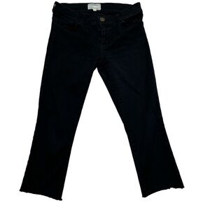 Current/Elliot “The Jean Legging” Cropped Stretchy Soft Fabric Raw Hem flaw